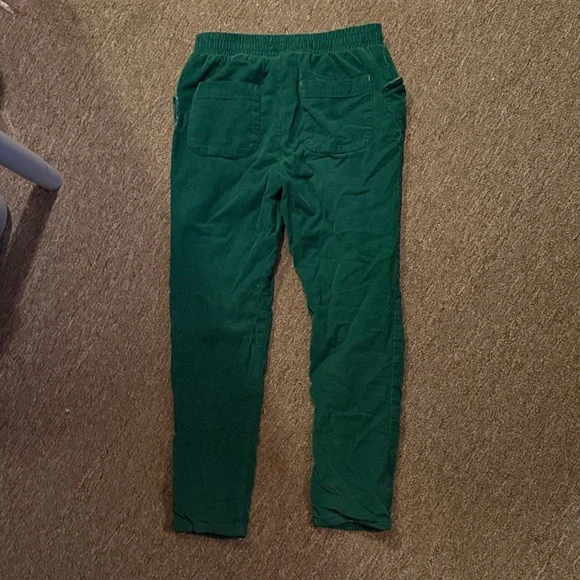 Mini Boden Teal Corduroy Pants - Picture 3 of 5